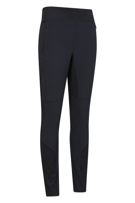 'Etna' Women's Hiking Leggings Water Resistant Stretchy Bottoms Black - Image 6