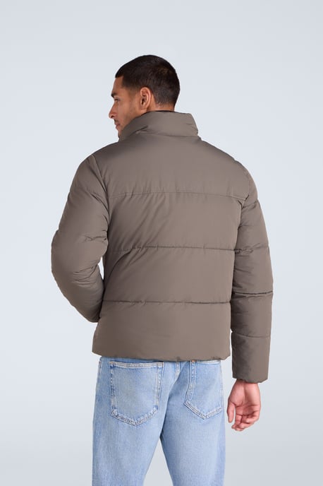 'Volt' Men’s Padded Jacket Water Resistant Thermal Coat Forest Green - Image 4