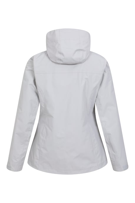 'Rainforest' Women's Jacket with Pockets Waterproof Rain Coat Grey - Image 4