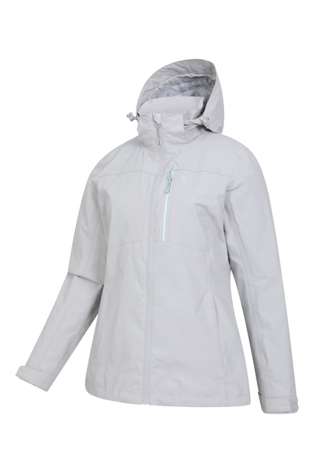 'Rainforest' Women's Jacket with Pockets Waterproof Rain Coat Grey - Image 5