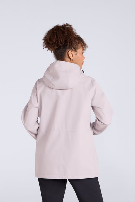 'Pace' Women's Waterproof Jacket Breathable Packable Coat Beige - Image 3