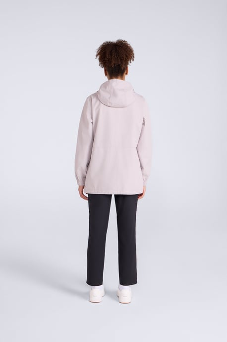 'Pace' Women's Waterproof Jacket Breathable Packable Coat Beige - Image 4