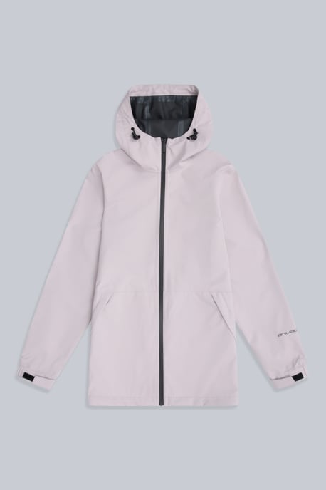 'Pace' Women's Waterproof Jacket Breathable Packable Coat Beige - Image 5
