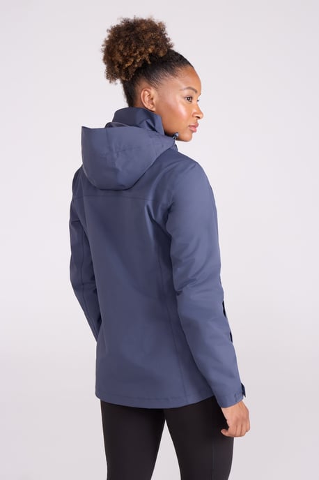 'Rainforest' Women's Jacket with Pockets Waterproof Rain Coat Blue - Image 4