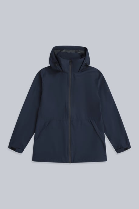 'Pace' Women's Waterproof Jacket Breathable Packable Coat Navy - Image 6