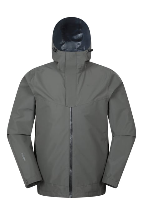 'Arlberg Extreme' Men's Jacket with Adjustable Hood Waterproof Coat Khaki - Image 2