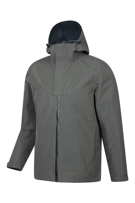 'Arlberg Extreme' Men's Jacket with Adjustable Hood Waterproof Coat Khaki - Image 5