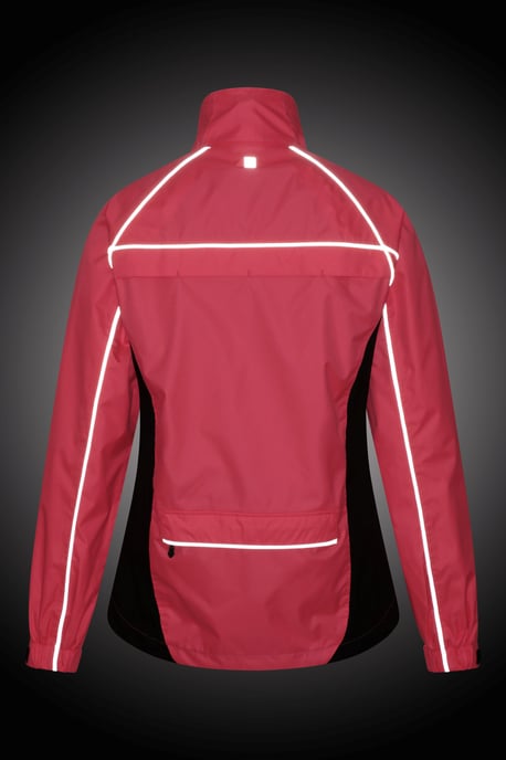 'Adrenaline' Women's Cycling Jacket Waterproof Breathable Sports Coat Pink - Image 5