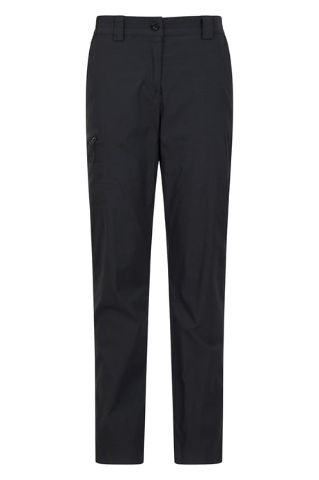 'Hiker' Women's Stretchy Trousers Quick Dry Sun Protection Holiday Pants Black - Image 5