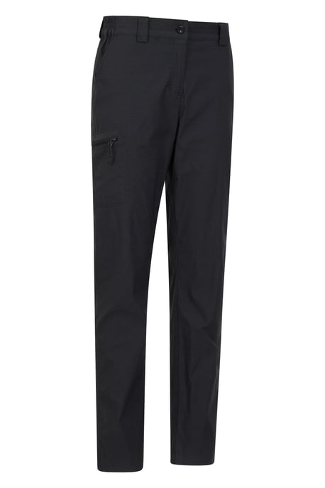 'Hiker' Women's Stretchy Trousers Quick Dry Sun Protection Holiday Pants Black - Image 6