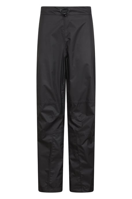 'Spray' Women's Short Overtrousers with Taped Seams Waterproof Pants Black - Image 1