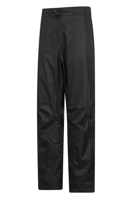 'Spray' Women's Short Overtrousers with Taped Seams Waterproof Pants Black - Image 4