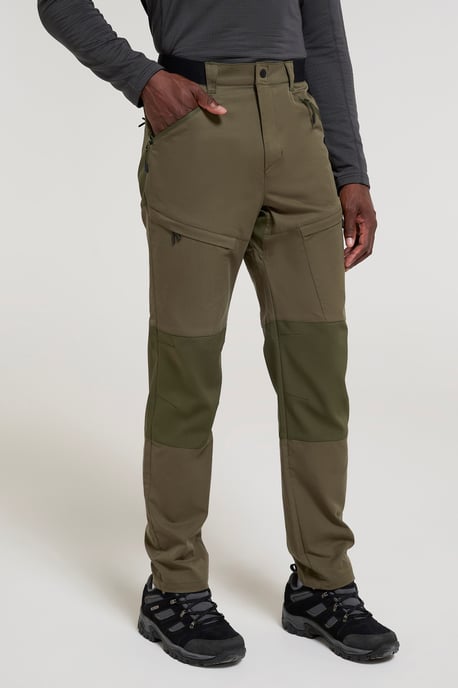 'Jungle' Men's Trekking Trousers Water Resistant Sun Protection Pants Khaki - Image 4