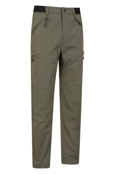 'Jungle' Men's Trekking Trousers Water Resistant Sun Protection Pants Khaki - Image 6