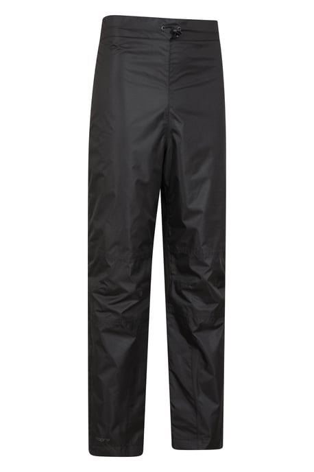 'Spray' Men's Short Trousers with Taped Seams Waterproof Pants Black - Image 2