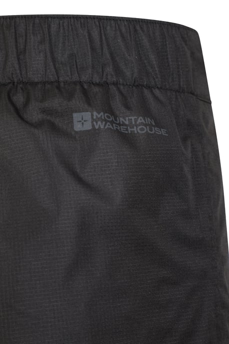 'Spray' Men's Short Trousers with Taped Seams Waterproof Pants Black - Image 5