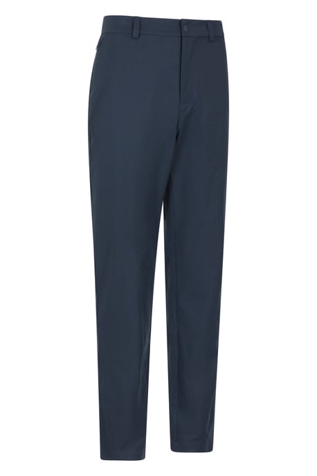 'Nature' Men's Chino Trousers Sun Protection Water Resistant Stretchy Pants Navy - Image 2
