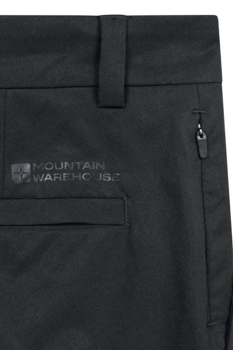 'Nature' Men's Chino Trousers Sun Protection Water Resistant Stretchy Pants Black - Image 6