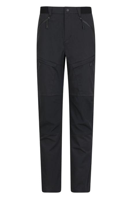 'Jungle' Men's Trekking Trousers Water Resistant Sun Protection Pants Black - Image 5