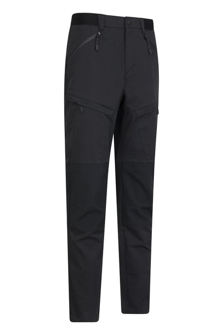 'Jungle' Men's Trekking Trousers Water Resistant Sun Protection Pants Black - Image 6