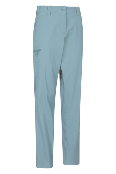 'Hiker' Women's Stretchy Trousers Quick Dry Sun Protection Holiday Pants Blue - Image 2