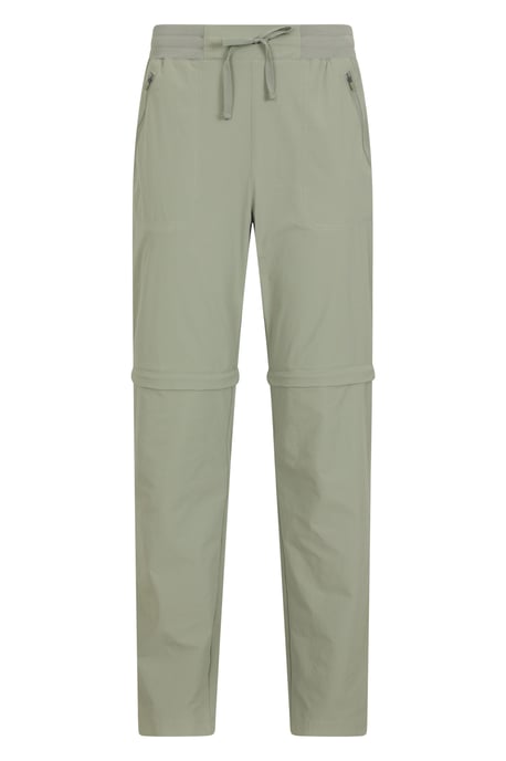 'Explorer' Women's Zip Off Trouser Short Lightweight Quick Dry Convertible Pants Olive - Image 1