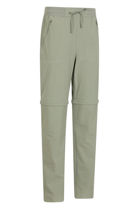'Explorer' Women's Zip Off Trouser Short Lightweight Quick Dry Convertible Pants Olive - Image 2