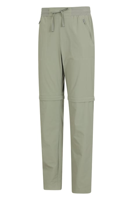 'Explorer' Women's Zip Off Trouser Short Lightweight Quick Dry Convertible Pants Olive - Image 4