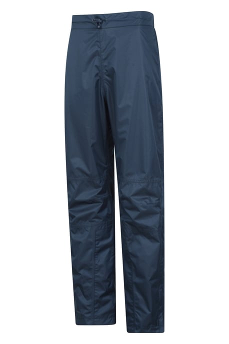 'Spray' Women's Short Overtrousers with Taped Seams Waterproof Pants Navy - Image 4