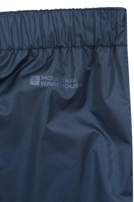 'Spray' Women's Short Overtrousers with Taped Seams Waterproof Pants Navy - Image 6