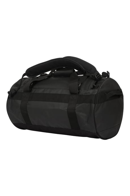 Unisex Cargo Bag with Padded Shoulder Straps Heavy Duty Travel Backpack Black - Image 3
