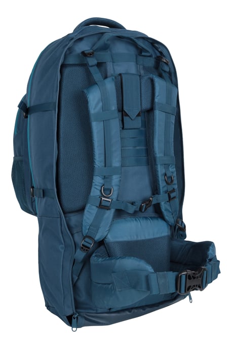 'Traveller' Unisex 2 in 1 Rucksack with Detachable Daypack Travelling Bag Teal - Image 3
