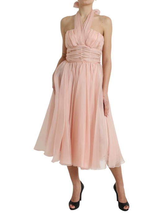 Halter Neck A-linje Klänning - Image 2