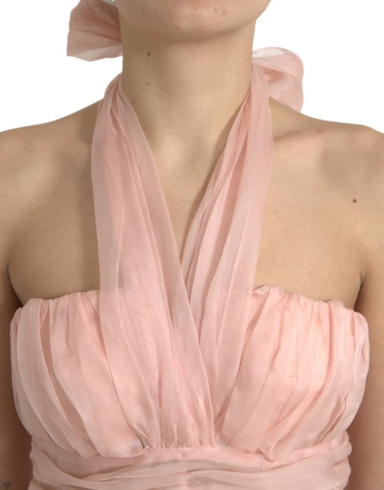 Halter Neck A-linje Klänning - Image 4