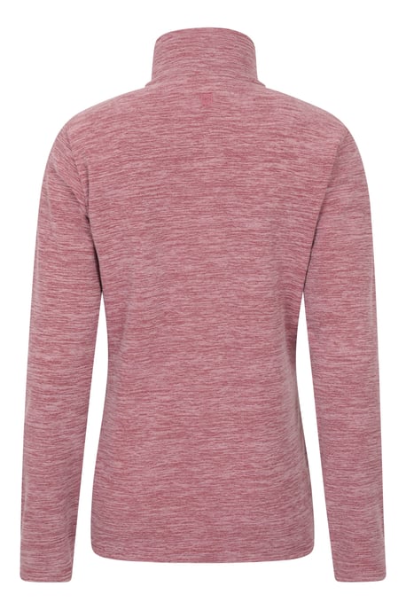 'Snowdon' Women's Fleece Top Half Zip Breathable Quick Dry Sweater Pink - Image 3