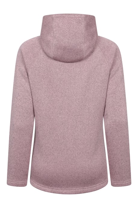 'Nevis Women's Fleece Jacket with Pockets Full Zip Base Layer Dusty Pink - Image 4