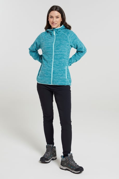 'Lleyn' Women's Fleece Jacket Antipill Breathable Full Zip Activewear Teal - Image 3