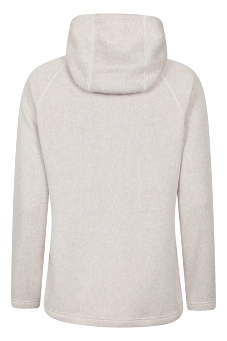 'Nevis Women's Fleece Jacket with Pockets Full Zip Base Layer Beige - Image 3