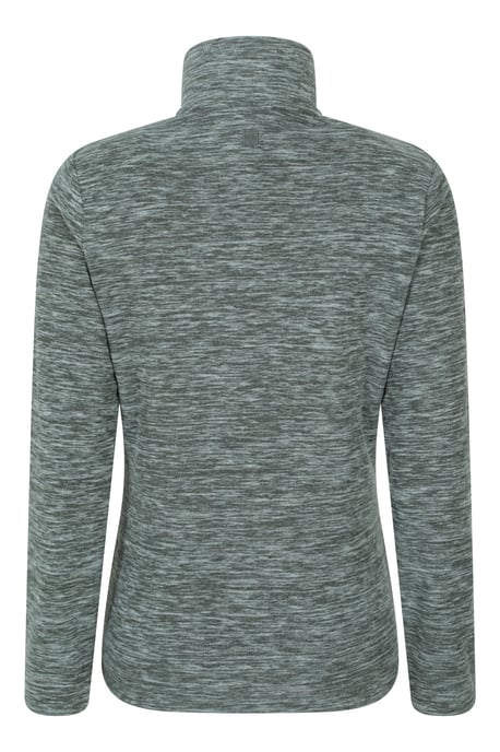 'Snowdon' Women's Fleece Top Half Zip Breathable Quick Dry Sweater Khaki - Image 4