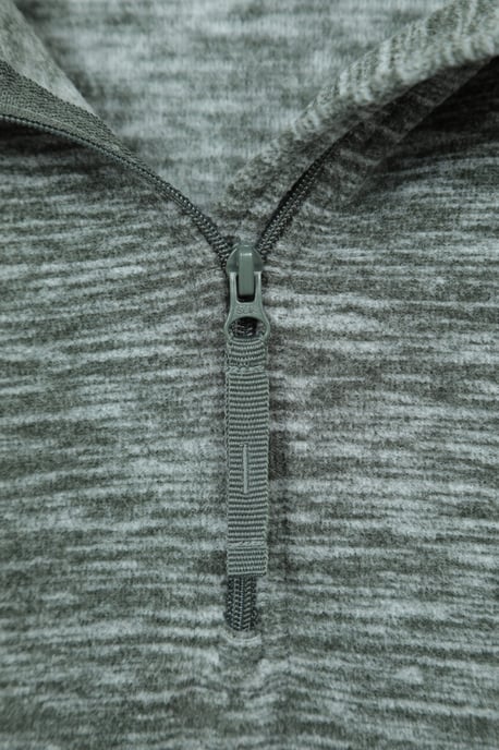 'Snowdon' Women's Fleece Top Half Zip Breathable Quick Dry Sweater Khaki - Image 6