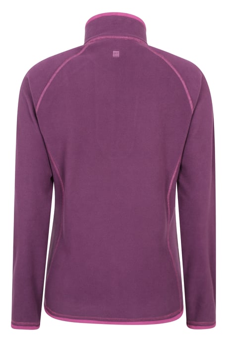 'Montana' Women's Microfleece Jacket Half Zip Breathable Quick Dry Sweater Berry - Image 4