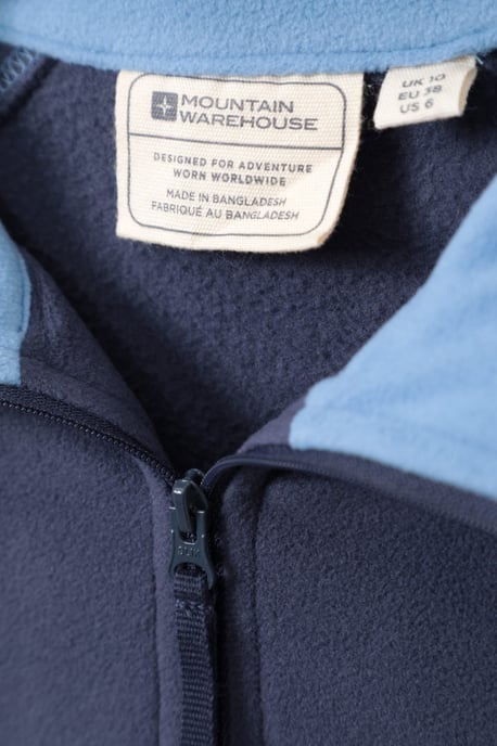 'Montana' Women's Microfleece Jacket Half Zip Breathable Quick Dry Sweater Navy - Image 6