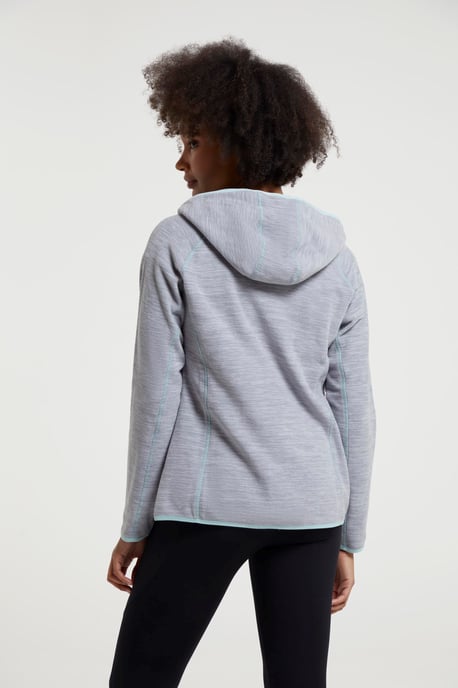 'Lleyn' Women's Fleece Jacket Antipill Breathable Full Zip Activewear Light Grey - Image 3