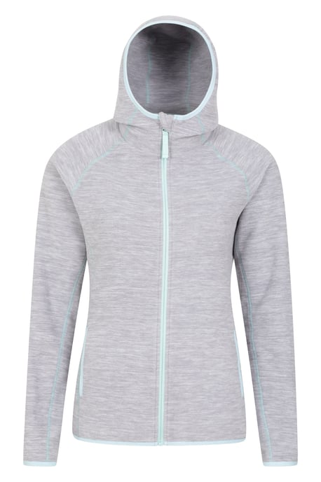 'Lleyn' Women's Fleece Jacket Antipill Breathable Full Zip Activewear Light Grey - Image 5