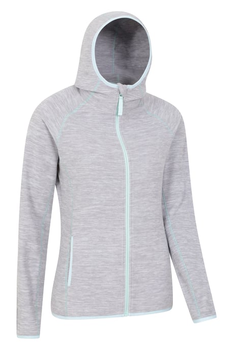 'Lleyn' Women's Fleece Jacket Antipill Breathable Full Zip Activewear Light Grey - Image 6