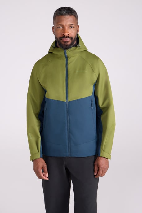'Verge Extreme' Men's Jacket Waterproof Running Hiking Coat Green - Image 1