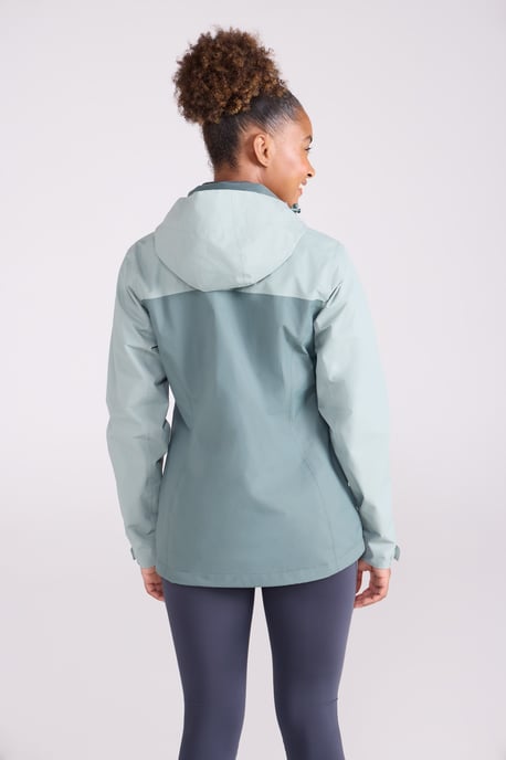 'Rainforest' Women's Jacket with Pockets Waterproof Rain Coat Olive - Image 4