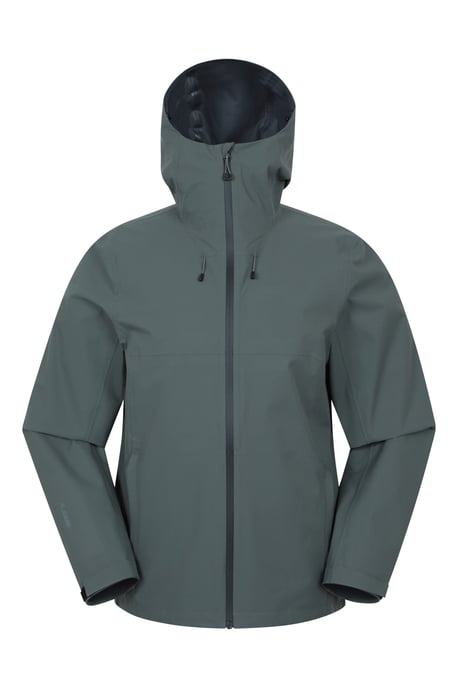 'Gael Extreme' Men's Jacket with Chin Guard Waterproof Coat Olive - Image 4