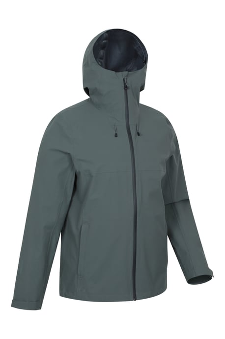 'Gael Extreme' Men's Jacket with Chin Guard Waterproof Coat Olive - Image 5