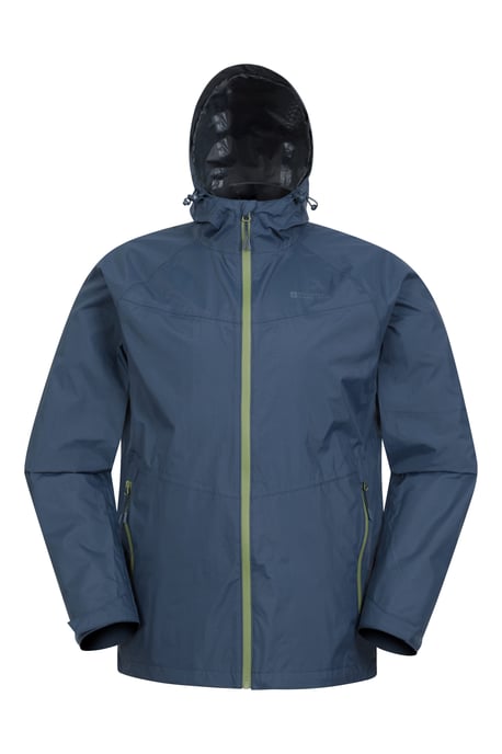 'Summit Extreme' Men's Jacket Waterproof Gym Walking Rain Coat Navy - Image 6